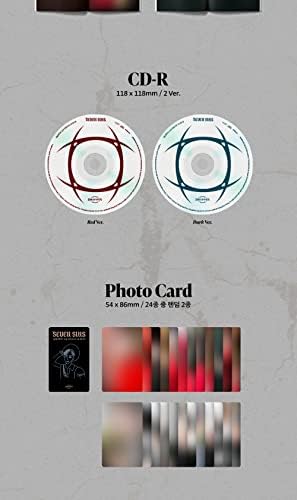 Дрипин Седум гревови 3 -ти единечен албум ЦД+POB+Photobook+PhotoCard+Portert Photocard+Следење Запечатено