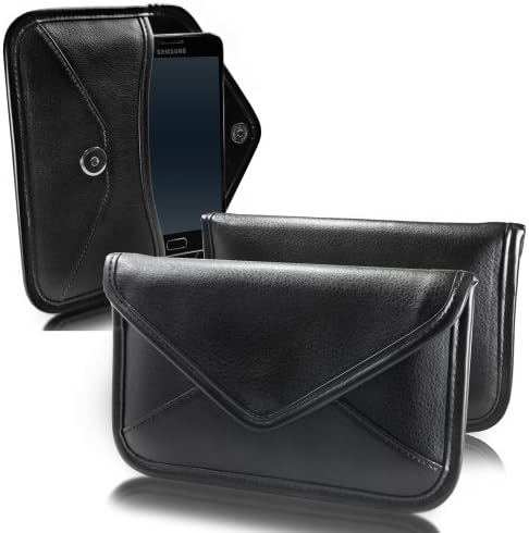 Case Boxwave Case за Apple iPhone 11 - Елитна торбичка за кожен месинџер, синтетичка кожна покривка Дизајн на пликови за Apple iPhone