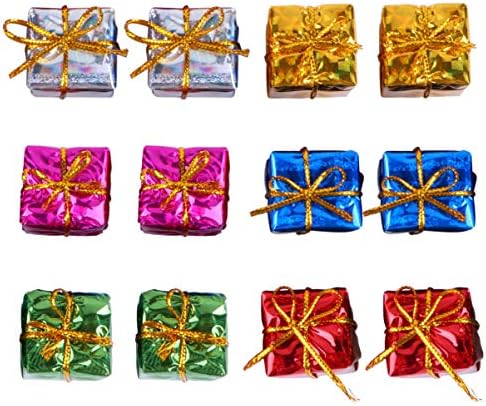 Минијатурна Кутија ГАЛПАДА 24 парчиња Божиќна Минијатурна Кутија За Подароци Новогодишна Елка Мини Кутии Новогодишна Елка Висечка Кутија За Подароци Божиќна Праз?