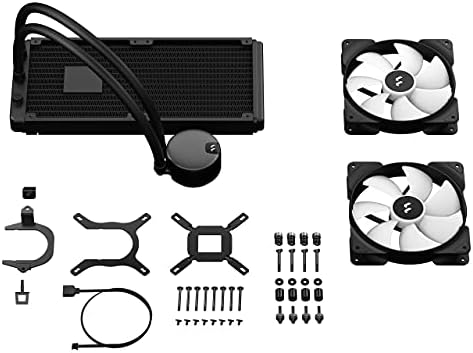 Фрактален дизајн Лумен S28 RGB Аспект 14 RGB X2 AIO CPU Течност/ладилник за вода