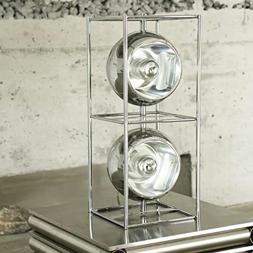 Hiuyifay табела за ламба за ретро маса, оригинален дизајн метални вселенски планети елементи погодни за украсни ламби, како што се