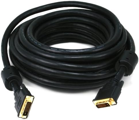 Моноприс 35ft 24AWG CL2 Двојна Врска DVI-D Кабел-Црна