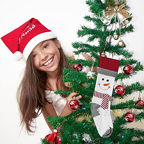 Божиќни чорапи 18 Големи божиќни чорапи Божиќ Дедо Снежам Декорации Пенгин Декорации Домашни партии Домаќини за украси за канцеларии
