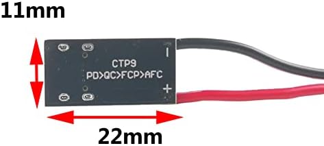 Универзален USB-C тип C PD QC Charger Decoy Trigger Module PD3.0/2.0 PPS/QC4+ QC3.0/2.0 до DC 9V 12V 15V 20V 100W за лаптоп, рутер, адаптер за оптички модем
