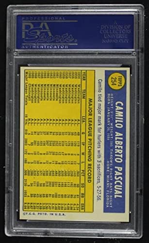 1970 Топпс 254 Камило Паскуал Синсинати црвени PSA PSA 8.00 црвени