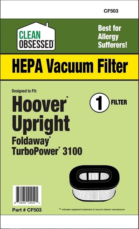 Чиста опседнато замена за Hoover Foldaway Turbopower 3100, исправен ХЕПА филтер