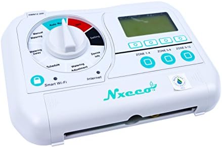 Контролор за прскање на паметни наводнување NXECO HWN100 Pro, паметен тајмер за прскање со ЕПА вода смисла, свесен за времето, далечински