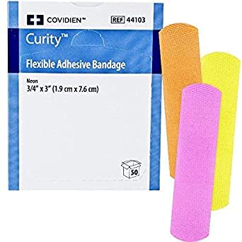 Covidien 44103 Curitible Flexible Noon Bandage 3/4 x3 50/bx