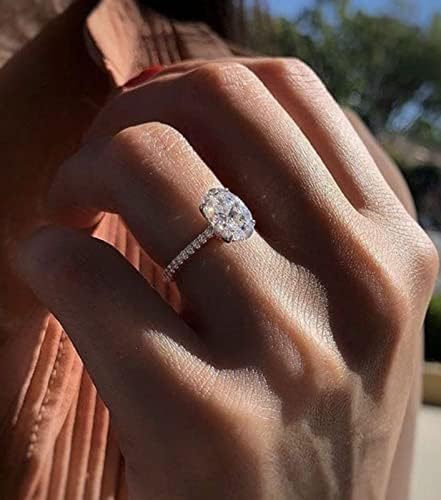 2023 година Нови жени накит Елегантен скапоцен камен Loveубовен прстен за украси украси Западен прстен