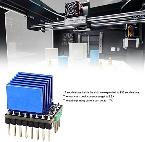 Модул за погон на погон на чекор, алуминиумска алуминиумска алуминиум 256 Microstep Stepper Motor Driver TMC2226 за замена