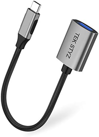 TEK Styz USB-C USB 3.0 адаптер компатибилен со вашиот Vivo IQoo 9 Pro OTG Type-C/PD машки USB 3.0 женски конвертор.
