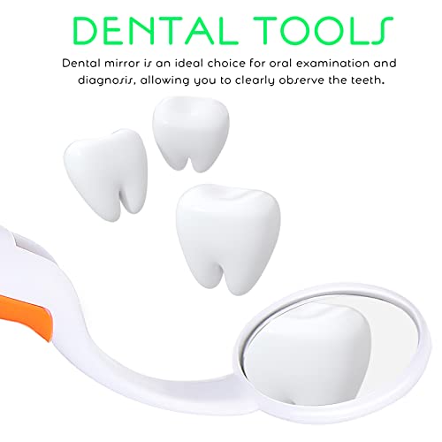 Заздравување на стоматолошкото огледало со светло 4 пакет - стоматолошко огледало за заби, огледало за инспекција на забите, алатка за орална нега