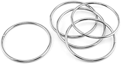 Беттомшин не'рѓосувачки челик О прстен 100мм Надворешен дијаметар од 5мм дебелина со заварени тркалезни прстени 6 п.п.