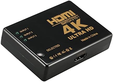 4K 2K 3X1 HDMI CABLE SPLITTER HD 1080P Адаптер за видео менувач 3 Влез 1 излезна порта HDMI центар за Xbox PS4 DVD HDTV компјутерски лаптоп ТВ