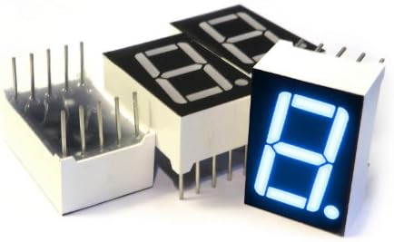 MicroTivity IS132 LED дисплеј со 7-сегмент, 1 цифрен сина заедничка анода