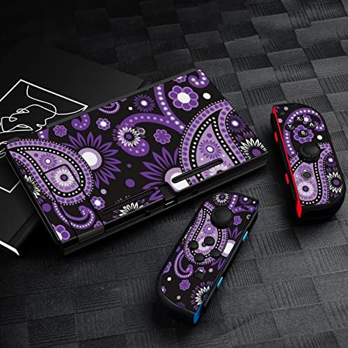 Purple Paisley Switch налепница на кожата целосна обвивка за заштитени налепници за заштитени филмови