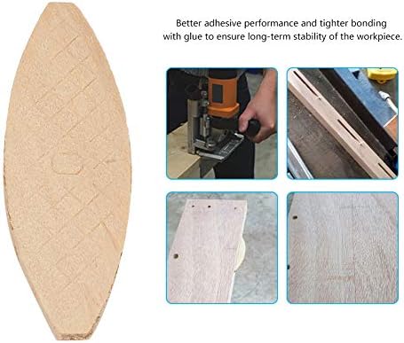 100 парчиња дрва бискут бука се приклучува на бисквити дрвени дрвени дрвени табли за докинг алатка за спојување дрвени табли по машина