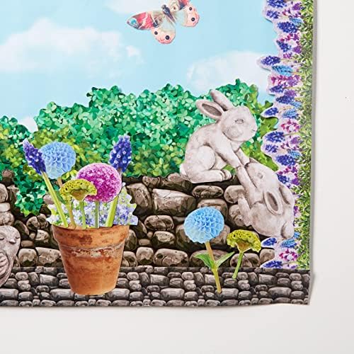 Eureka 846339 Curiosity Garden Die Cut Cut Cut Extrage Decorative Classrow и Bulletin Board Trim за наставници, ширина 3,25 “со вкупно