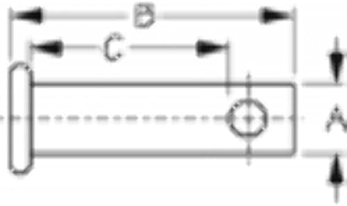 Seadog Clevis Pin SS 7/16 X1