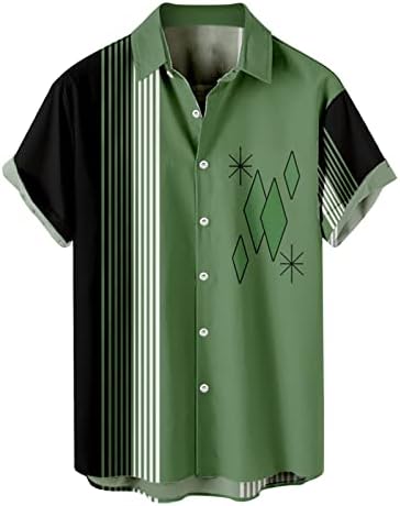 iopqo шарени кошули мажи мажи печатени хавајски кошули кратки ракави копче надолу од кошули на плажа, облека за облека за дете, момче момче