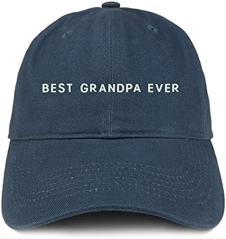 Трендовски продавница за облека Најдобра дедо некогаш извезена мека памучна тато капа