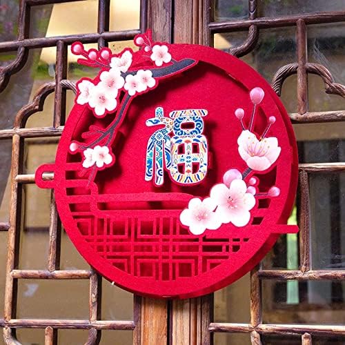Зиксих пролетни фестивалски парови на кинески новогодишни украси на врата за сликање