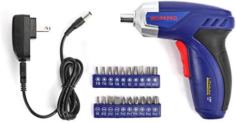 WORKPRO 125-Парче Алатка За Домаќинство Комплет-3.6 V Полнење Шрафцигер &засилувач; Дома Поправка Основни Алатка Во Собата Со 13-Инчен Лесно