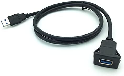 Конектори USB3.0 Машки/женски кабел за водоотпорни инструменти, погоден за градење на автомобили, мотоцикли и инсталација на панели