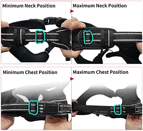Без Ремен За Кучиња За Влечење, Појас За Миленичиња Отпорен На Бегство со 2 Метални Клипови, Прилагодлив Рефлектирачки Ремен За Елек