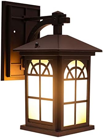 SJYDQ Надворешен wallиден ламба Европски стил водоотпорен дворот на дворот Градина Вила на отворено предводена порта балкон ламба ограда wallид кинески wallид ламба