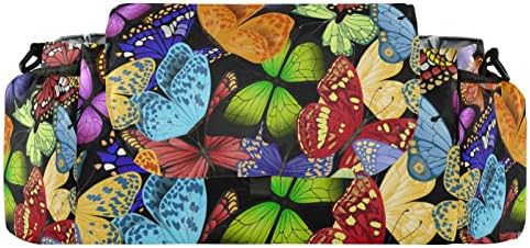 Организатор На Количка Во Боја на пеперутка Со Држач За Чаши Универзална Торба За Организатор На Количка Што Се Одвојува За Рамо