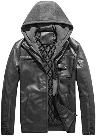 ADSSDQ Менс лесни јакни, трендовски долги ракави мантили Парк преголема зимска висока врата вметната јакна со средна тежина666