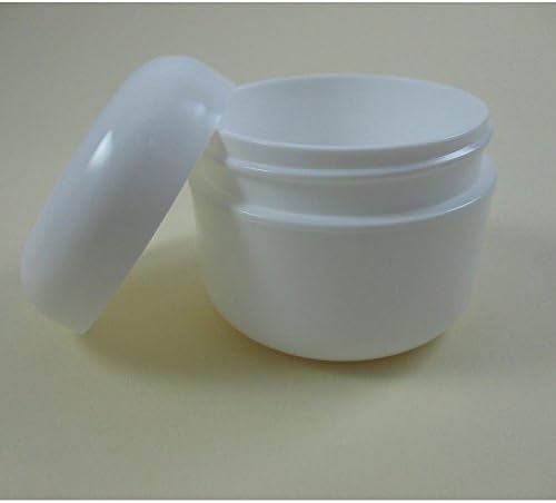 8 бела 1,7 мл пластична козметички двоен wallиден крем празен купол тегли со контејнер