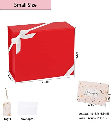 Кутија за подароци 1 Пакет-Преклопна Кутија Со Магнетно Покритие За Елегантни Презентации и Складирање-Цврст И Еднократно Контејнер
