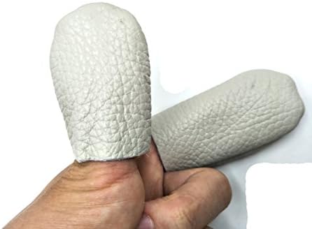 Innetoc inton 10 пар - игла за кожни нараквици за кожни нараквици занаетчиски алатки за занаетчиски алатки од кожен палецот на палецот на палецот за заштита на прстите во с