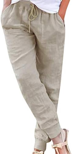 Miashui 20x панталони џебни панталони лабави жени печати за нозе обични панталони широки панталони плус панталони со големина елегантно