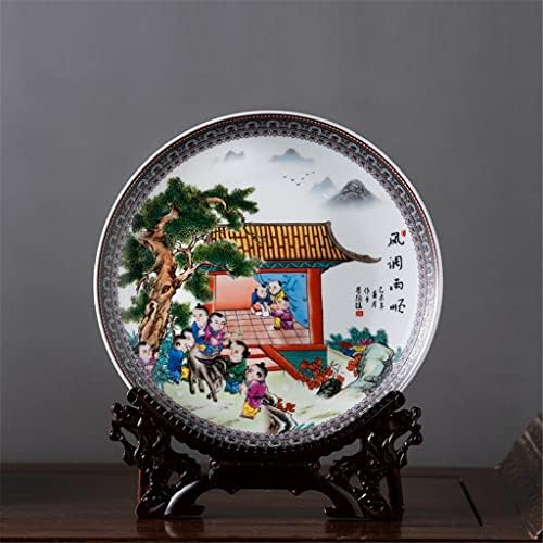 SDFGH керамичка висечка чинија за украсување плоча за чинија за вина за седење канцеларија за ракотворби украси за украси за дома