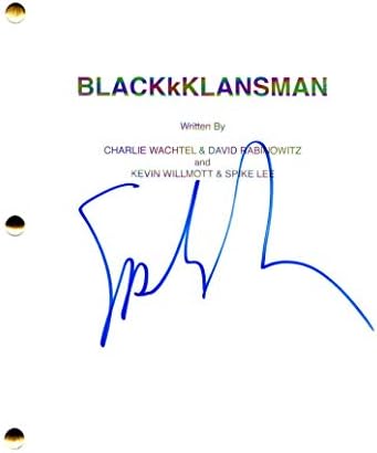 Спајк Ли потпиша автограм - филмско сценарио на „Блеккклансман“ - Направете ја вистинската работа, Davidон Дејвид Вашингтон, Дензел,