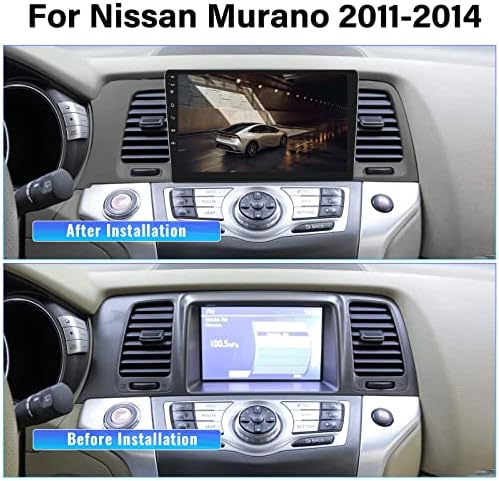 [2+32Г] Андроид 11 Автомобил Стерео За Нисан Мурано 2011-2014 Со Безжичен Apple Carplay&засилувач;Андроид Авто, 9 Инчен Автомобил