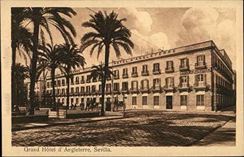 Гранд Хотел Д ' Англетер, Севиља Севиља, Шпанија Оригинална Античка Разгледница