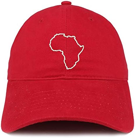 Трендовски продавница за облека Африка, прегледи на мапата, украсена памучна тато капа