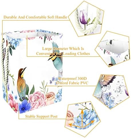 Нехомер Птица Шема Голем Перење Попречува Водоотпорен Склопувачки Облека Попречува Кошница За Облека Играчка Организатор, Дома Декор За Спална Соба Бања