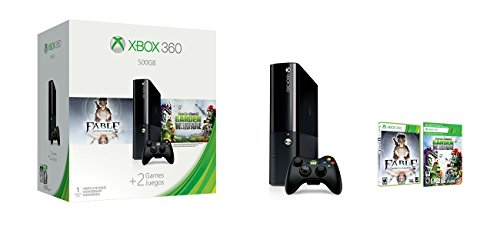 Xbox 360 500GB Конзола-Басна Годишнина И Растенија наспроти Зомби: Градина Војна Пакет