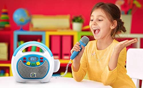 Ekids Kiddesigns Мајка Гуска Клуб Bluetooth Пее Заедно Преносни MP3 Плеер Реал Микрофон 24 Песни Продавници до 16 Часа Музика 1 GB Вграден