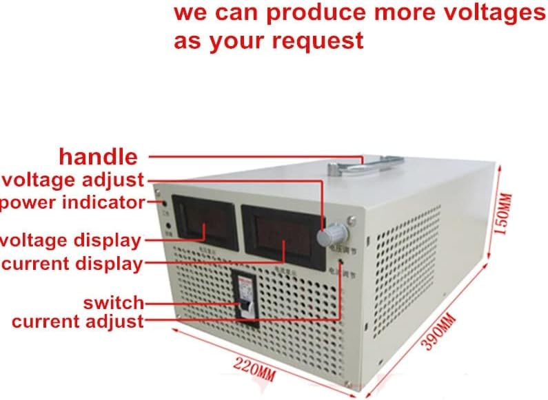 3000W 0-12v 15v 24v 48v 72v 110v Прилагодливо Прекинувачко Напојување AC НА DC За Led Светло, Лабораториско Напојување За Тестирање