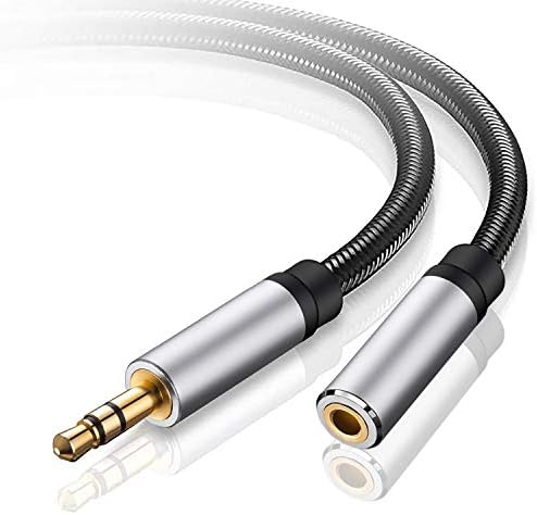 Audio Tang Audio Extension Cable 12ft, Audio Auxiliarial Stereo Extension Audio Cable 3,5 mm стерео џек машки до женски, стерео