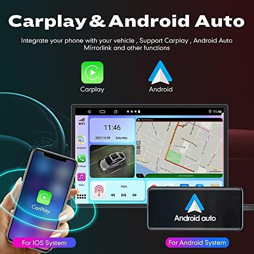 WOSTOKE 13.1 Андроид Радио CarPlay &засилувач; Андроид Авто Авторадио Автомобил Навигација Стерео Мултимедијални Плеер GPS