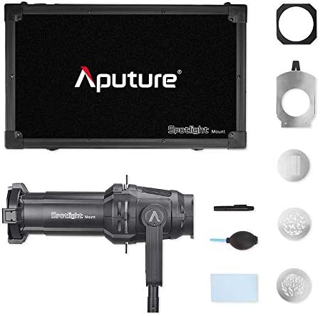 Aputure 36°Spotlight Mount Mount Модификатори Осветлување За Aputure LS 300d II, 120D II, 300X И Други Bowens Монтирање Светла