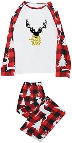 Божиќни пижами поставени за семејни ирваси печати празник за домашна облека за спиење Појавување на PJS облеки 2022 XMAS подарок