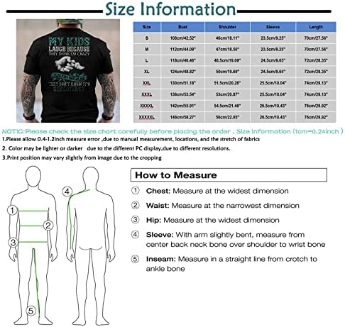 Моите Деца Се Смеат Затоа Што Мислат Дека сум Луд Писмо Графички Инспирација Кошули За Мажи Летни Врвови На Екипажот-Вратот